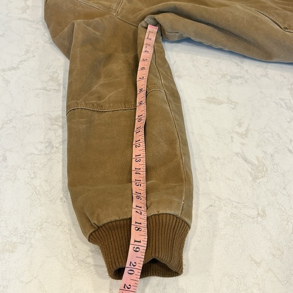 GH Bass Men’s Hooded Workwear Coat Brown Barn Chore Western Jacket XL - Picture 11 of 16